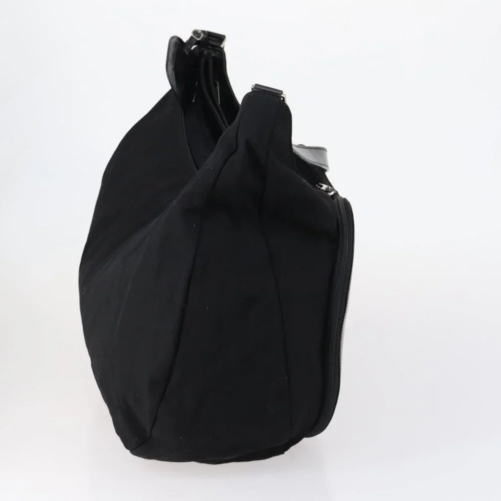 Authentic GUCCI Shoulder Bag Canvas Black Silver - Picture 11 of 16